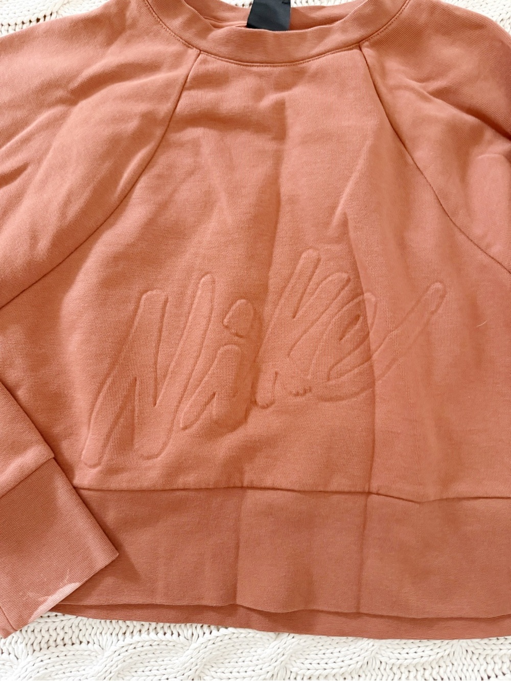 Nike Dri-FIT Rust Orange Pullover - Picture 5 of 7